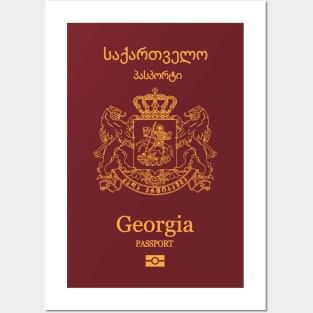 Georgia passport Posters and Art